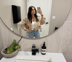 Bathroom selfie